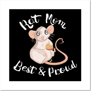 Rat Mom and Proud Posters and Art